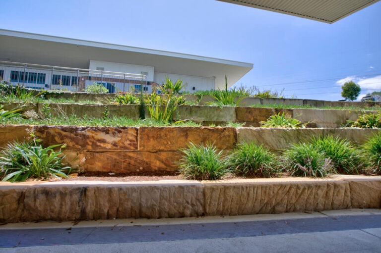 landscaping-sandstone-logs