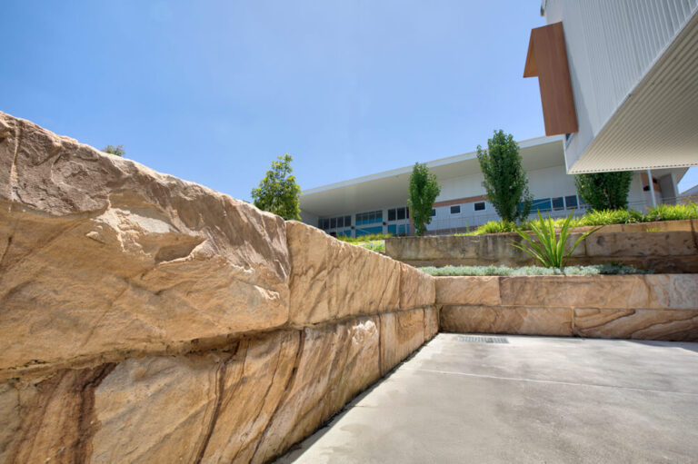 landscaping-sandstone-logs